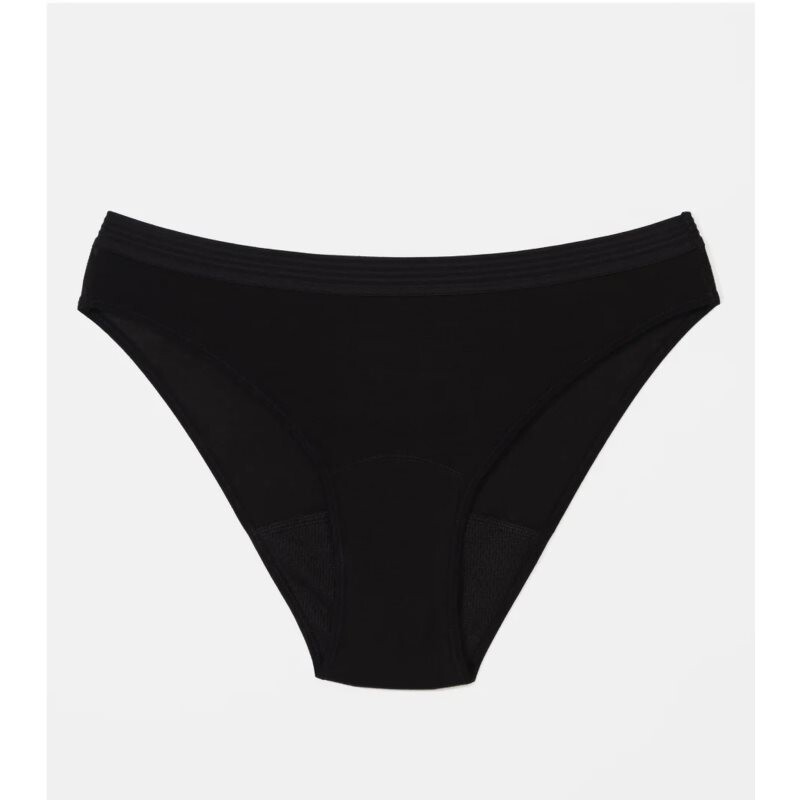 Snuggs Brief Tencel Lyocell Heavy Black menštruačné nohavičky veľkosť S 1 ks