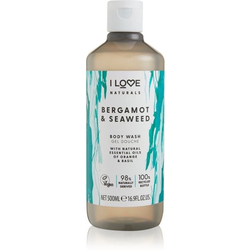 I Love Naturals Bergamot & Seaweed parfumovaný sprchovací gél 500 ml