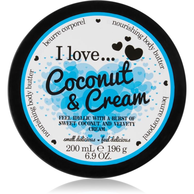 I Love Coconut & Cream telové maslo 200 ml
