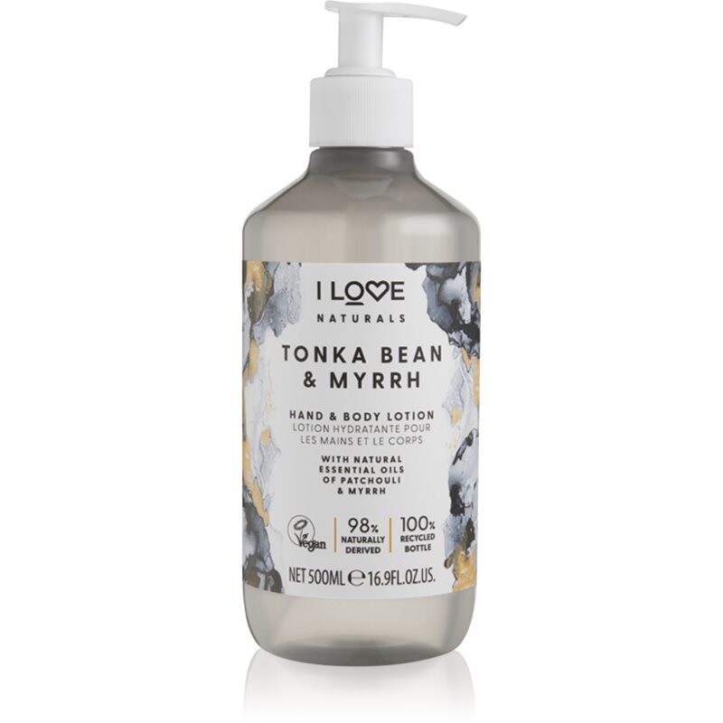 I Love Naturals Tonka Bean & Myrrh telové mlieko 500 ml