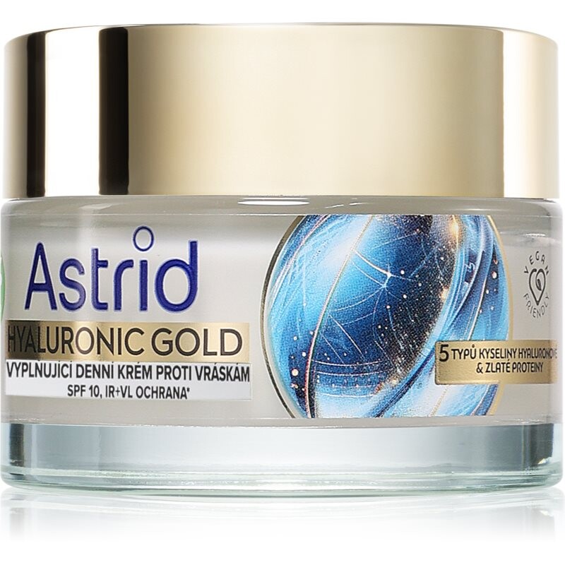 Astrid Hyaluronic Gold vyplňujúci krém proti vráskam 50 m