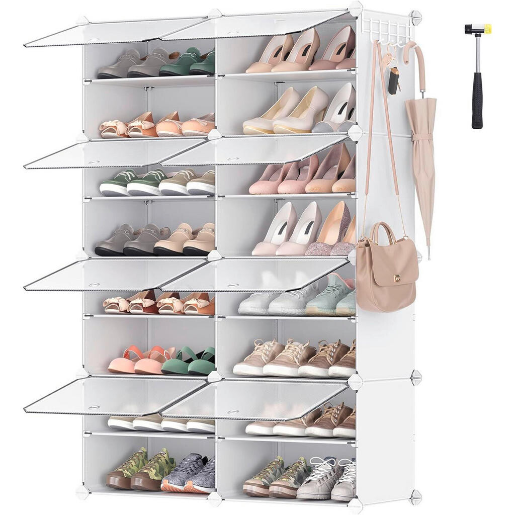 XXXL REGÁL NA TOPÁNKY, biela, 83/125/32 cm