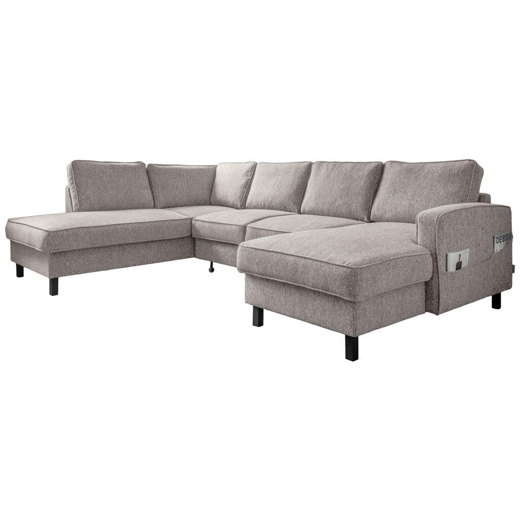 MID.YOU SEDACIA SÚPRAVA, textil, sivobiela