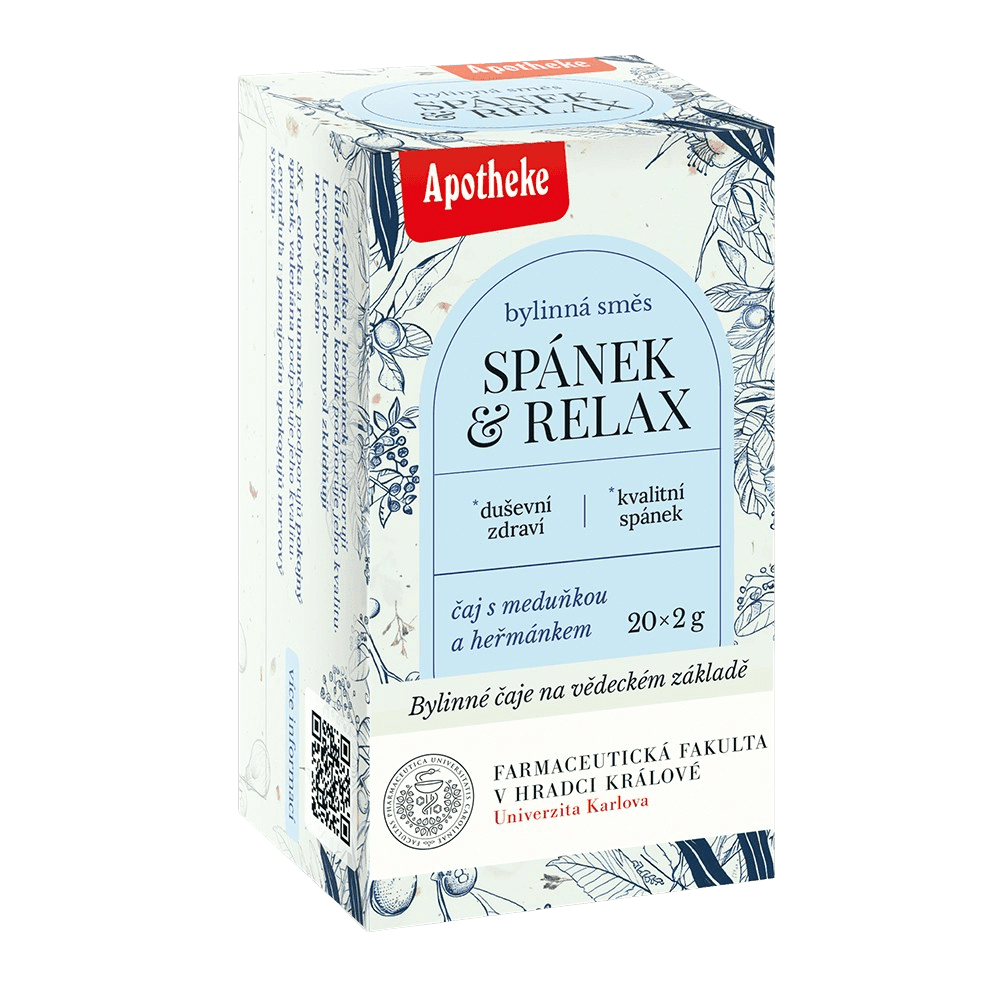 APOTHEKE Čaj Spánok a relax Farmaceutická fakulta 20 x 2 g