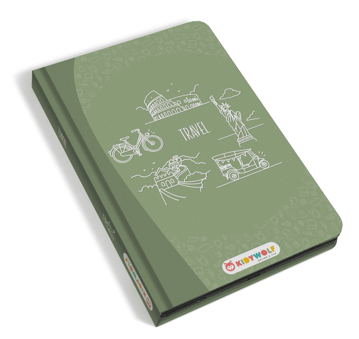 Kidywolf - Kresliaci tablet Kidydraw mini - cestovanie