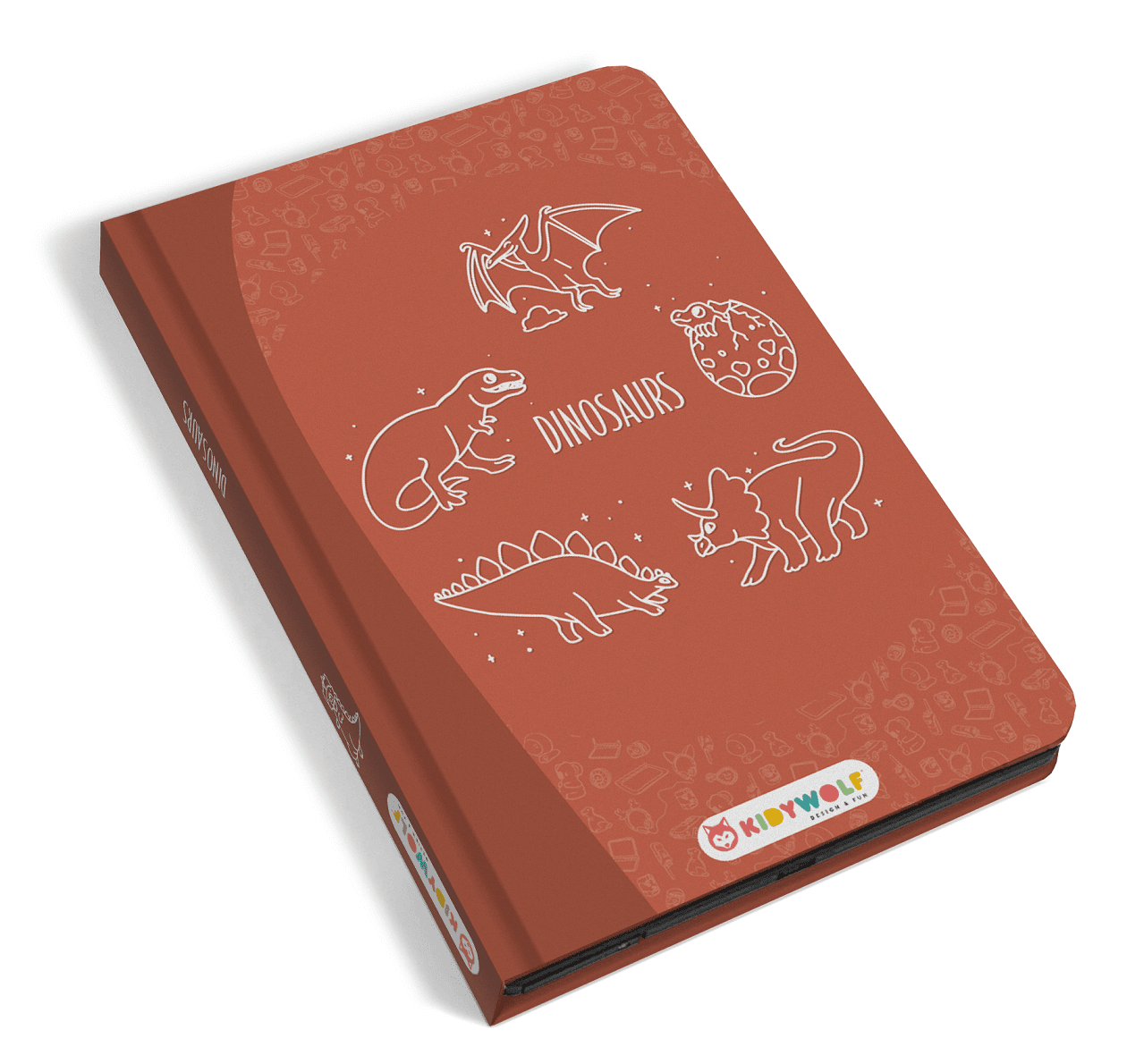 Kidywolf - Kresliaci tablet Kidydraw mini - dinosaury