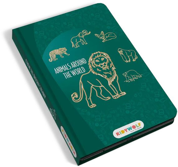 Kidywolf - Kresliaci tablet Kidydraw mini - zvieratá z celého sveta