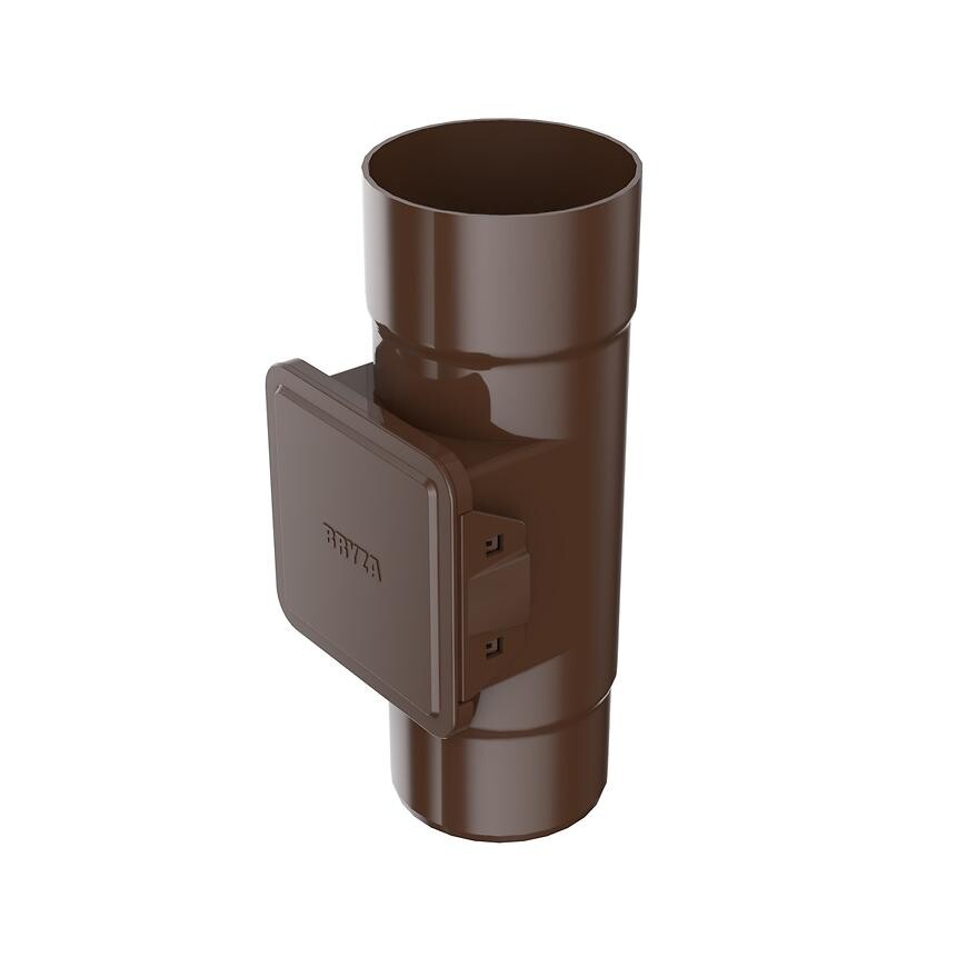 Lapač lístia s dvierkami pre plastové žľaby 110 mm