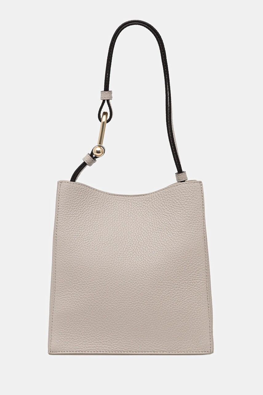 Kožená kabelka Furla béžová farba, WB01373.HSF000.VAN00
