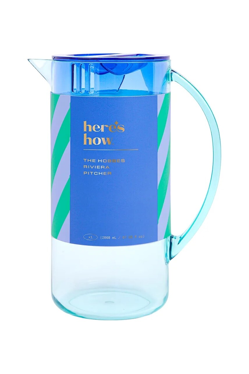 Džbán Here's How The Hobbes 2,8 L tyrkysová farba