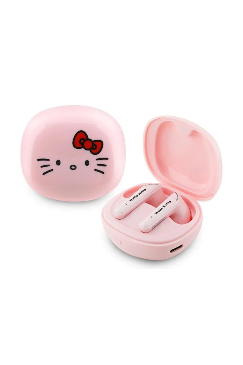 Bezdrôtové slúchadlá do uší Hello Kitty Hello Kitty Glossy Finish ružová farba