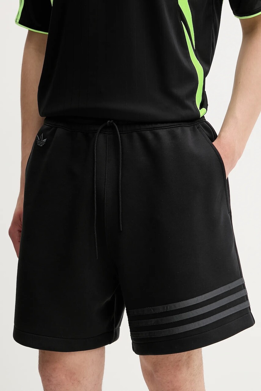 Šortky adidas Originals Neuclassics čierna farba, HZ3747