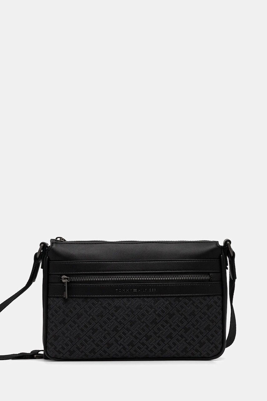 Malá taška Tommy Hilfiger čierna farba, AM0AM13577