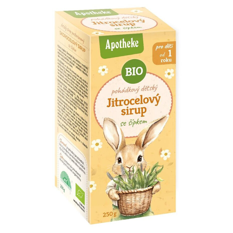 APOTHEKE Sirup detský skorocelový so šípkou BIO 250 g