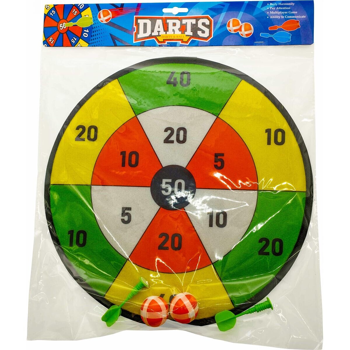 MAC TOYS - SPORTO Terč na suchý zips