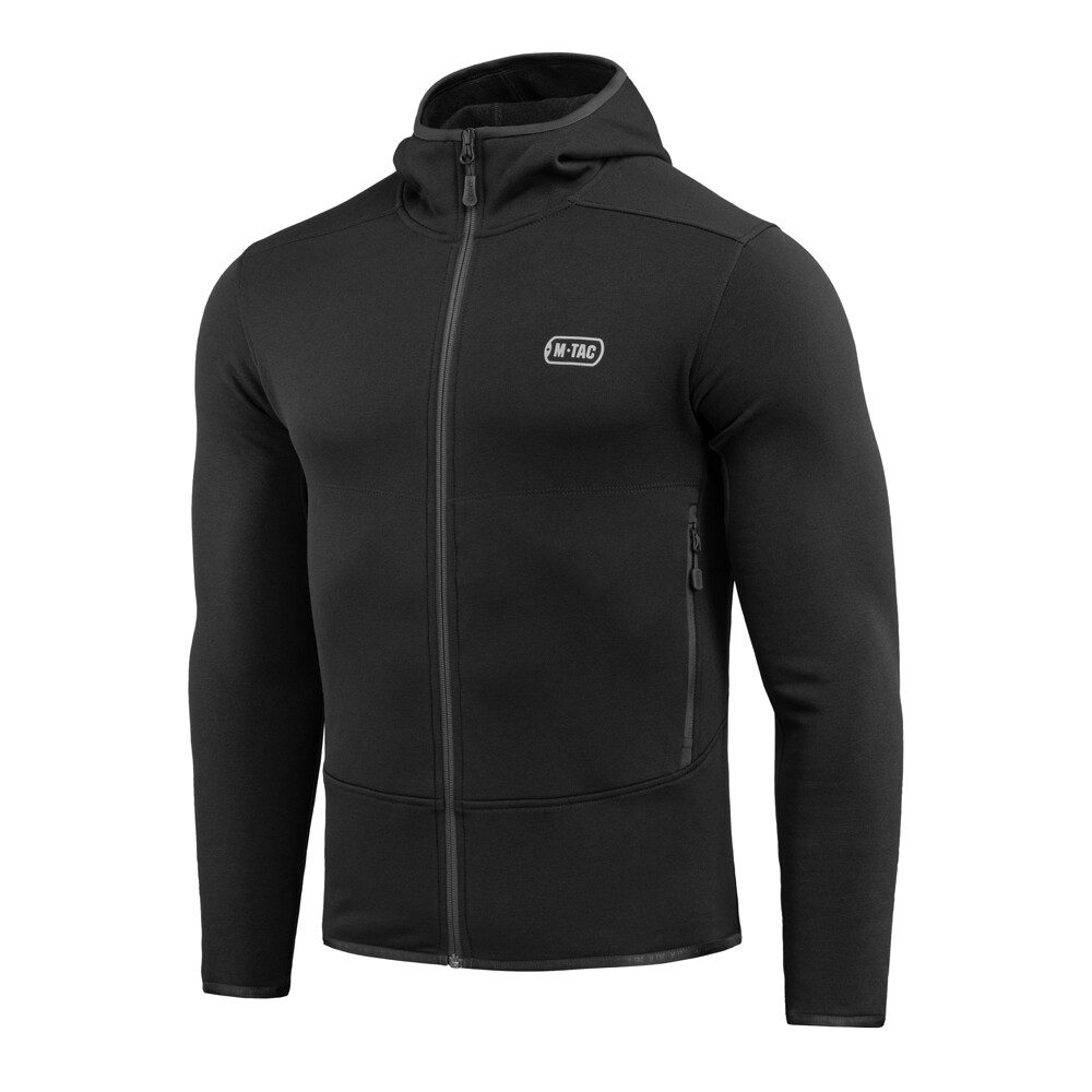 Mikina fleecová M-Tac Fleece Sweatshirt Shadow Polartec - čierna, XS