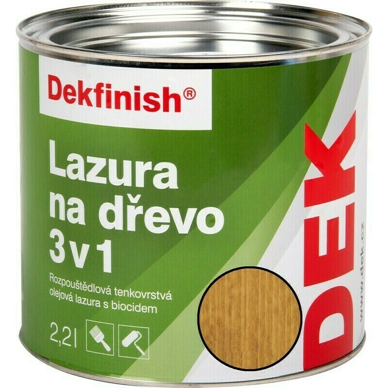 Lazúra 3v1 Dekfinish 2,2 l dub