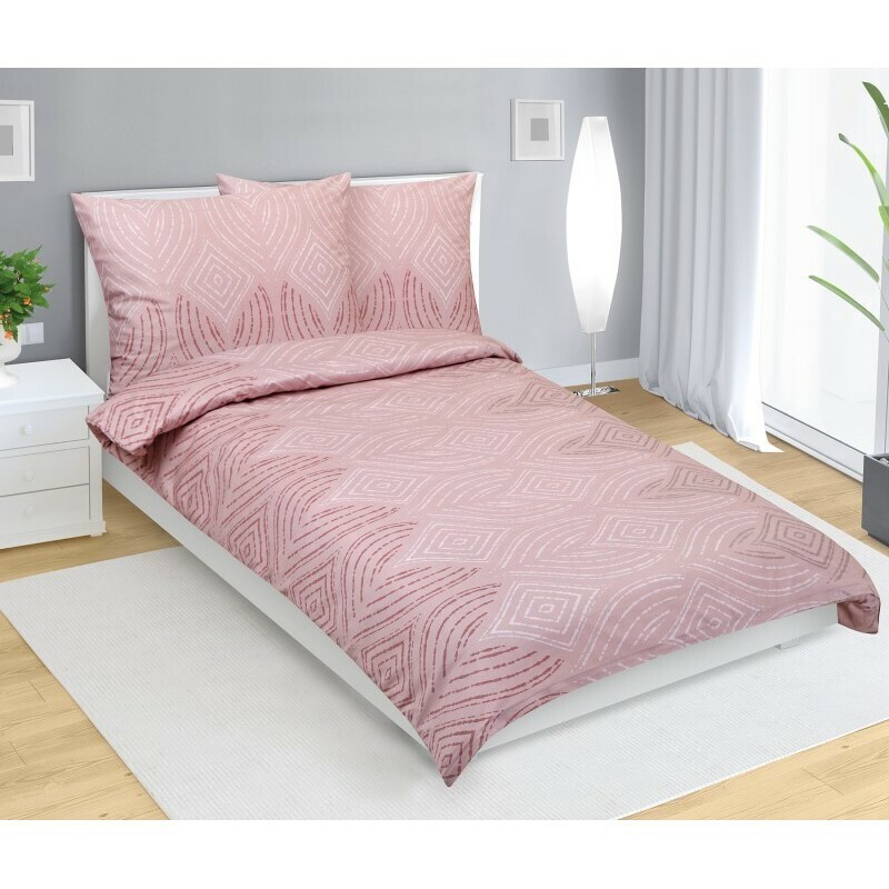 Bellatex Saténové prestieradlo Ornamentstaroružový , 140 x 200 cm, 70 x 90 cm, 140 x 200 cm, 70 x 90 cm