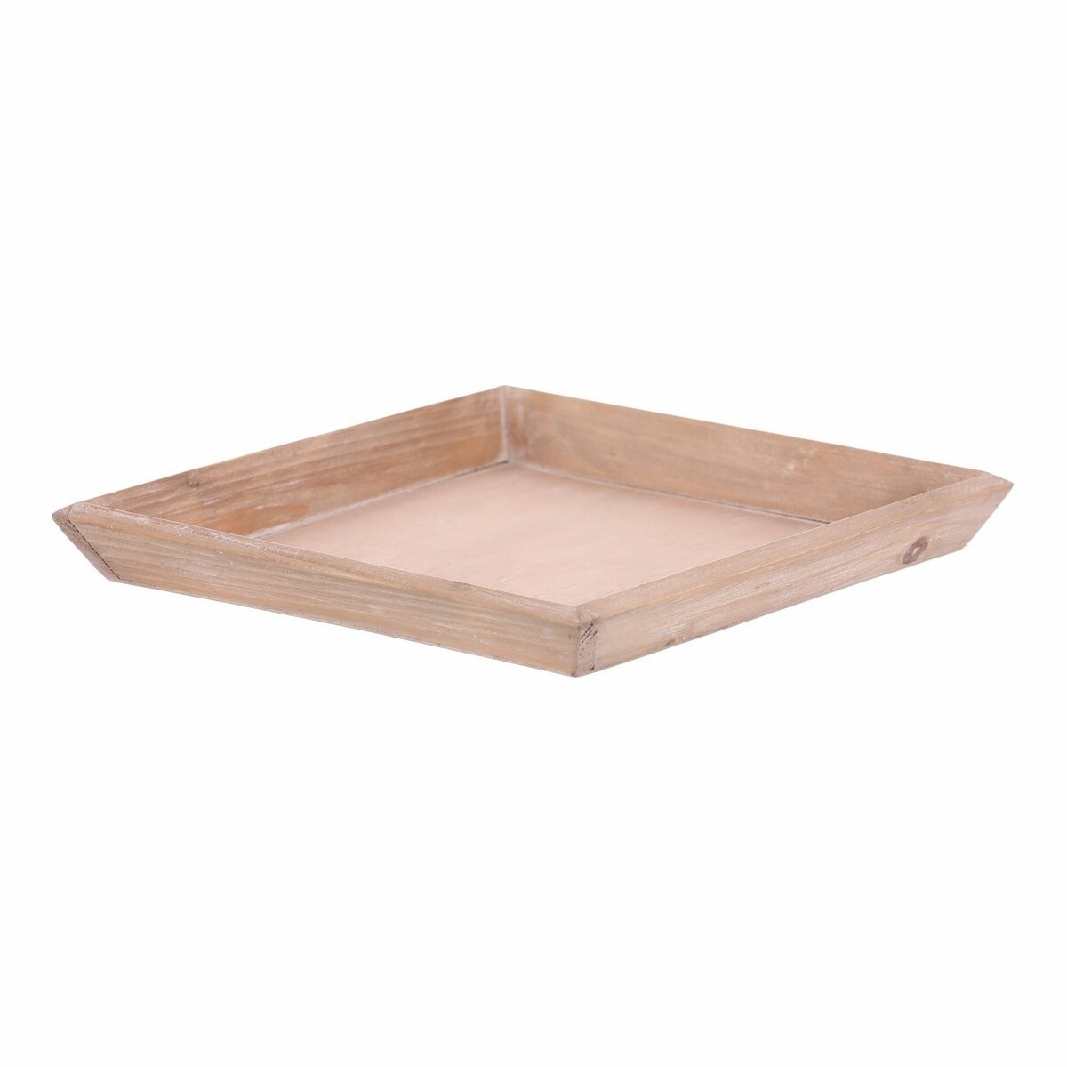 Drevená tácka Riaza hnedá, 26 x 26 x 3 cm