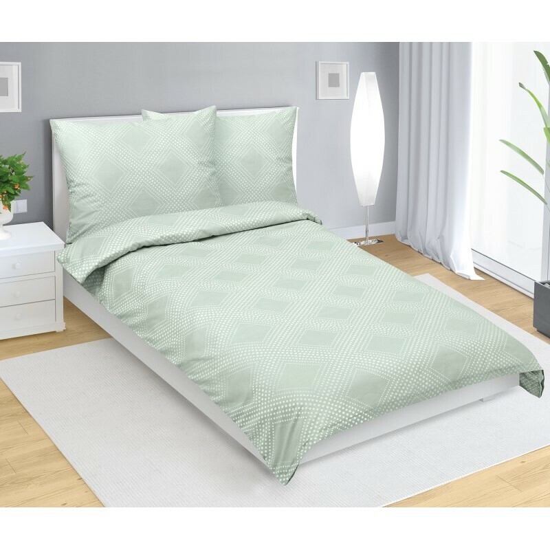 Bellatex Saténové prestieradlá Linie mint , 140 x200 cm, 70 x 90 cm, 140 x 200 cm, 70 x 90 cm
