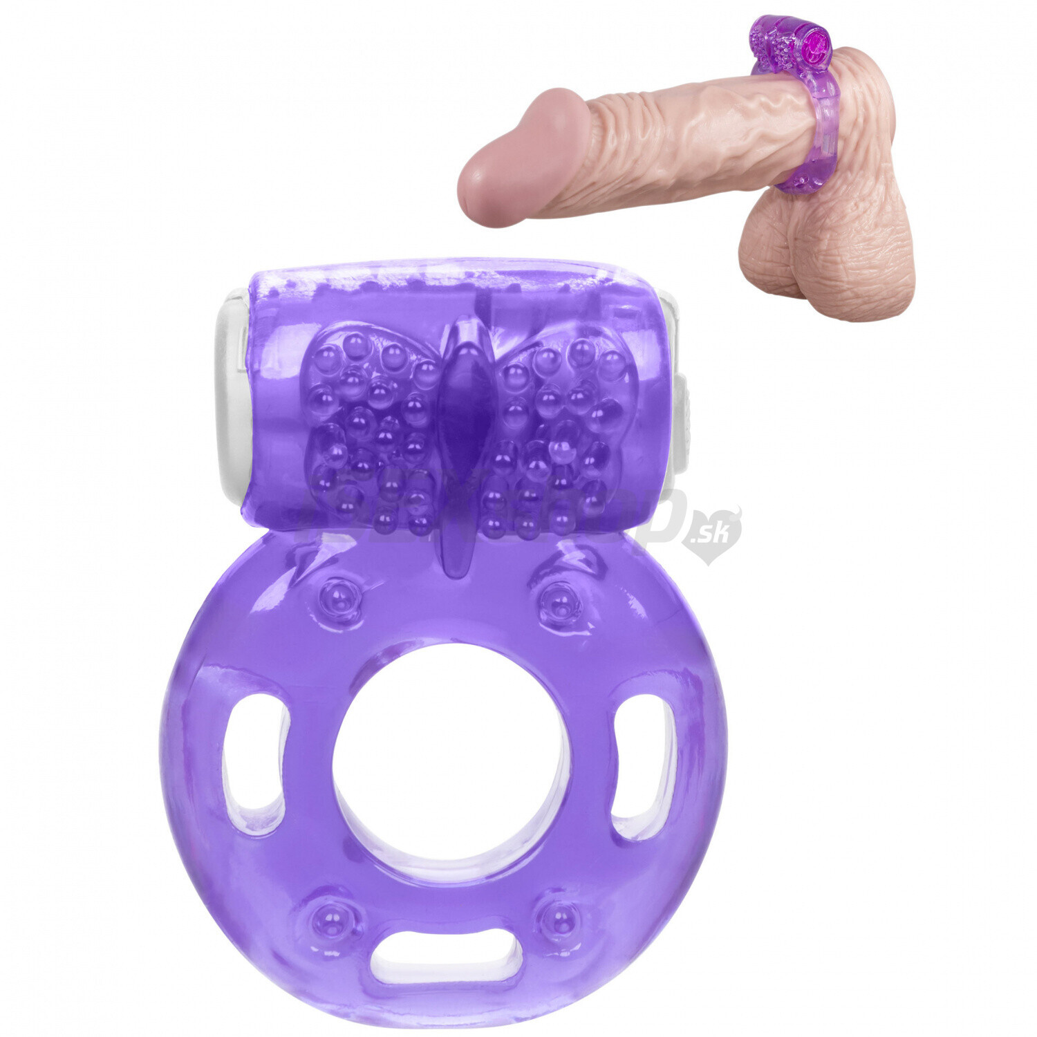 Vibračný krúžok Basic fialový