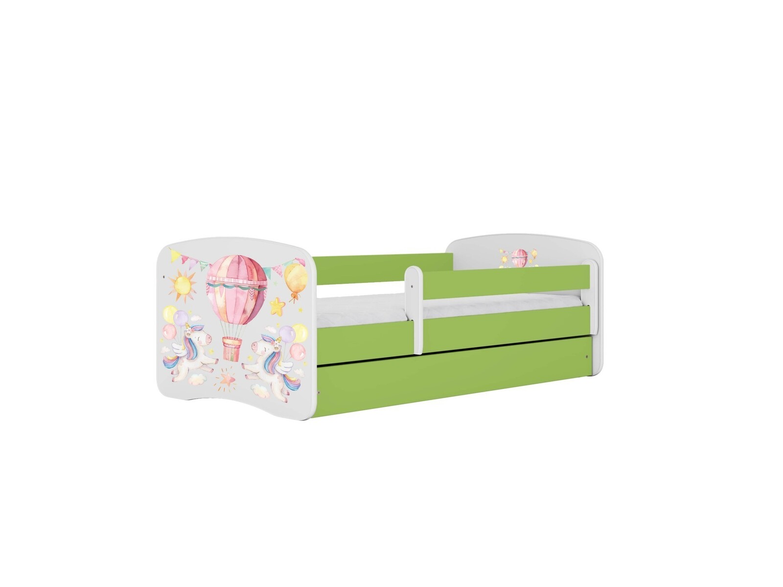 Dětská postel Babydreams balón zelená