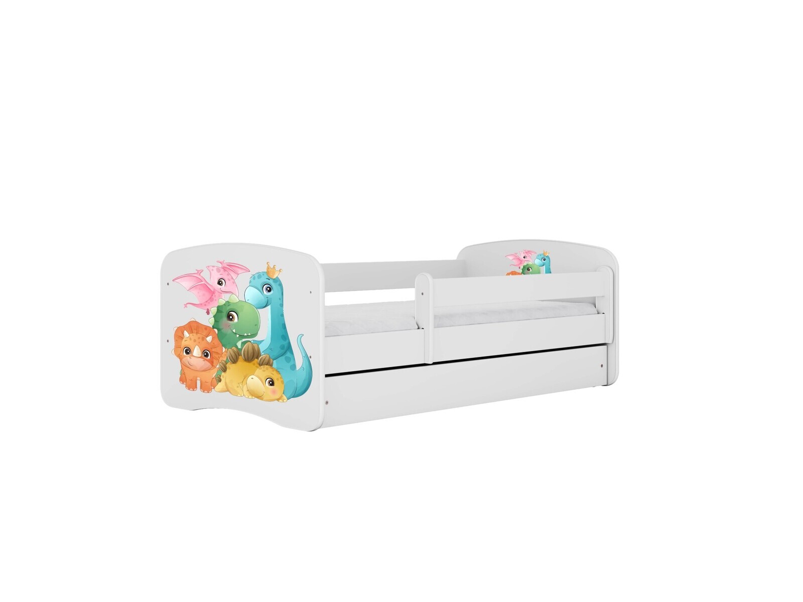 Dětská postel Babydreams dinosauři bílá