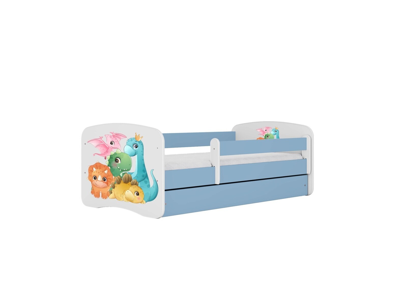 Dětská postel Babydreams dinosauři modrá