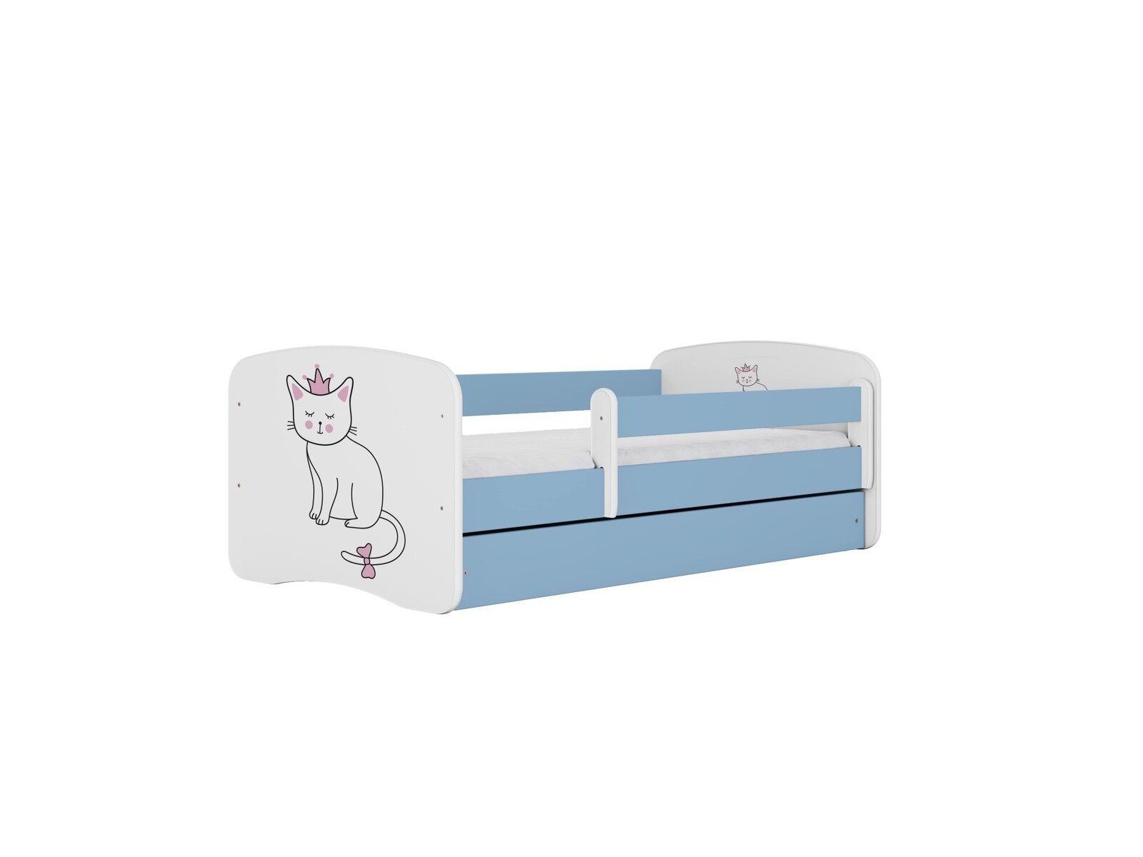 Dětská postel Babydreams kočka modrá