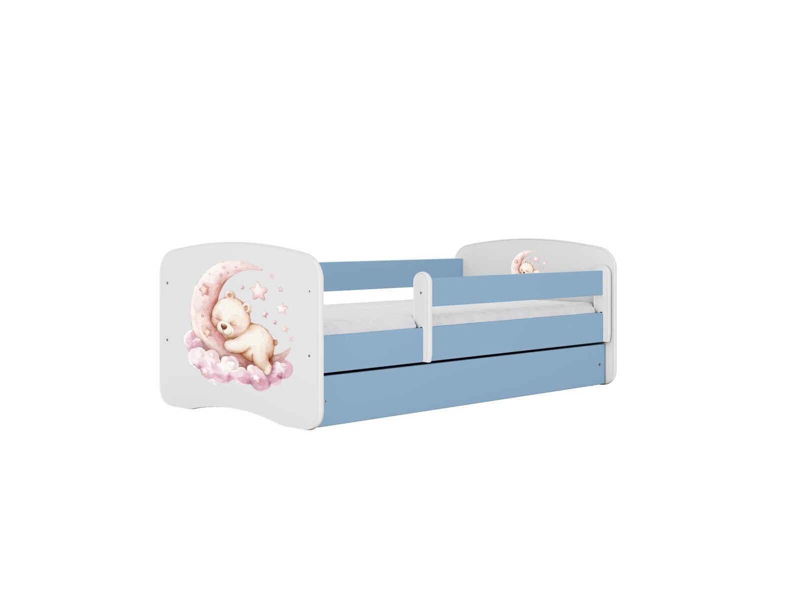 Dětská postel Babydreams medvídek modrá