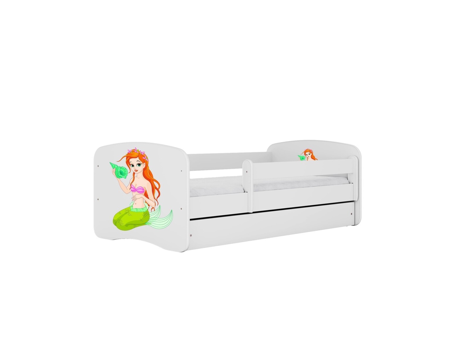 Dětská postel Babydreams mořská panna bílá