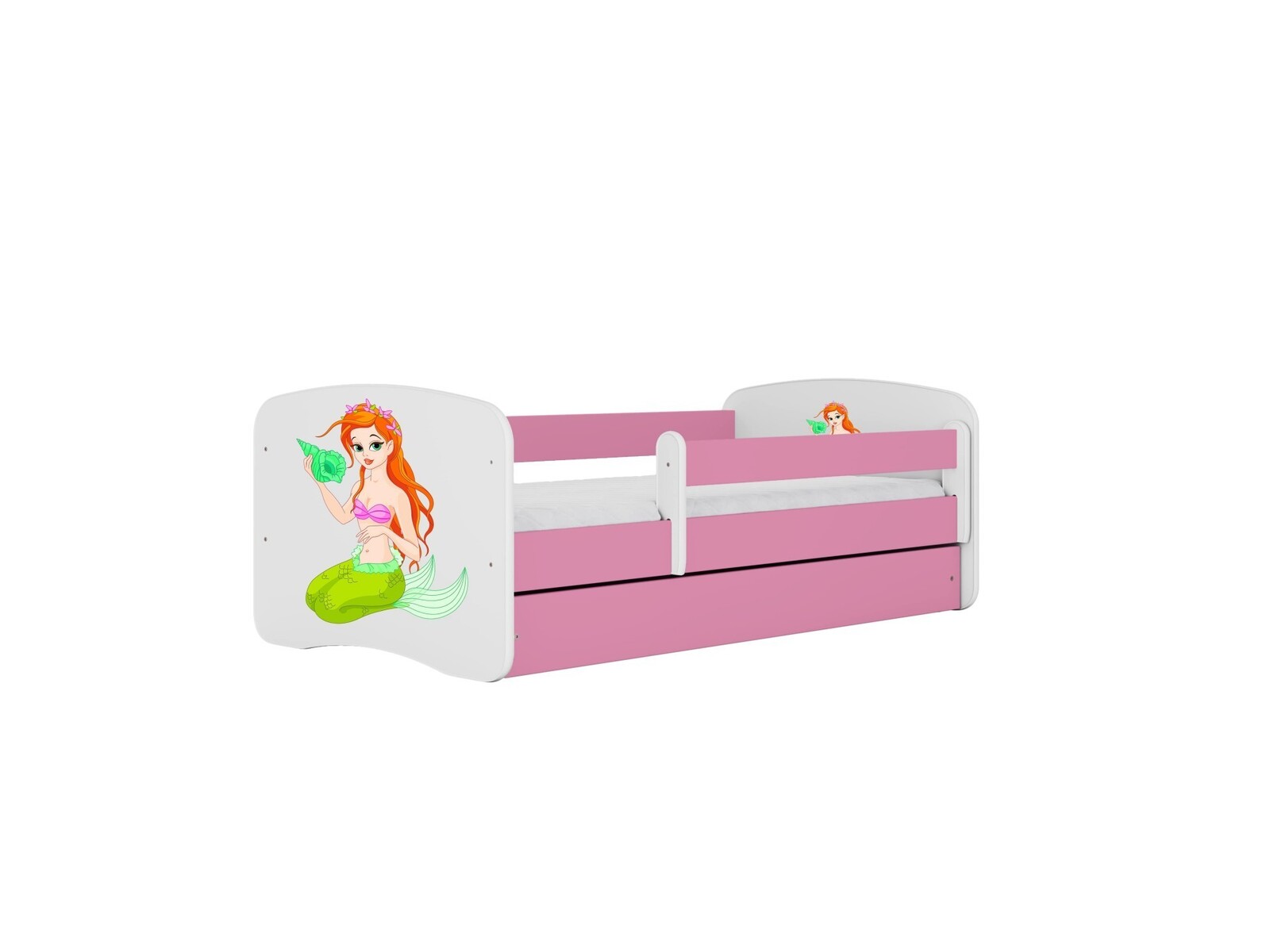 Dětská postel Babydreams mořská panna růžová