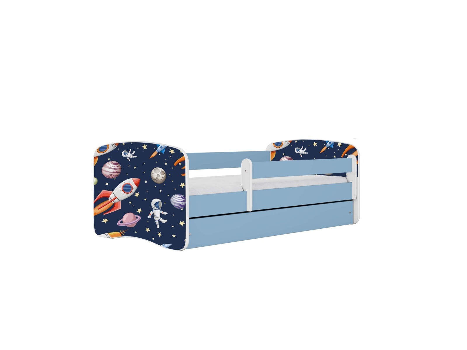 Dětská postel Babydreams vesmír modrá