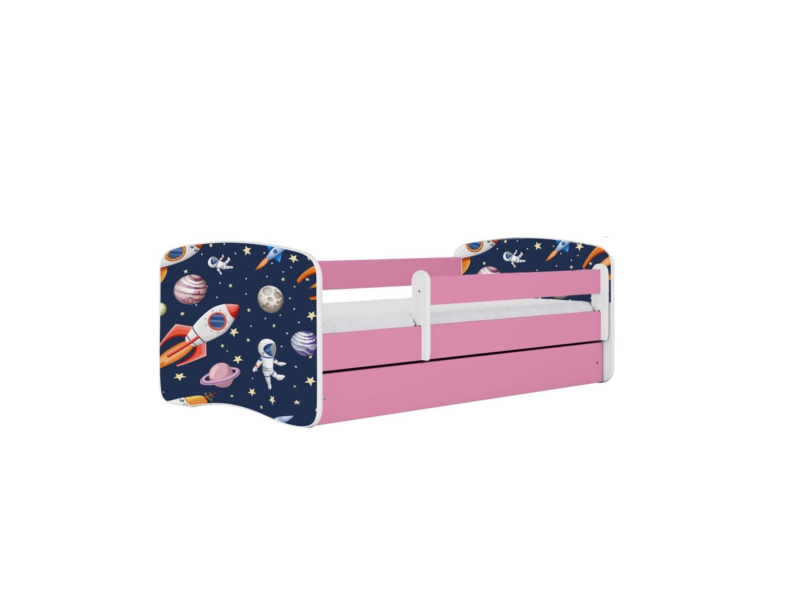 Dětská postel Babydreams vesmír růžová