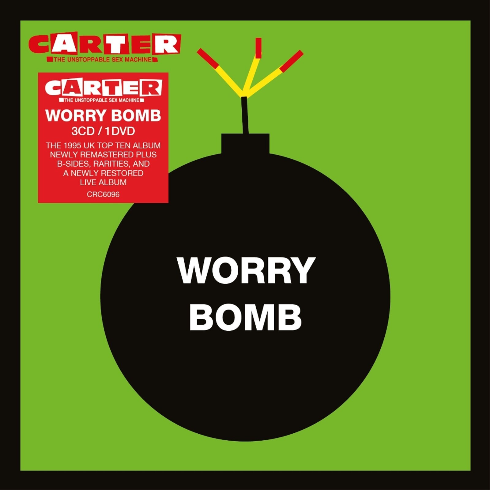 Carter the Unstoppable Sex Machine, WORRY BOMB, CD