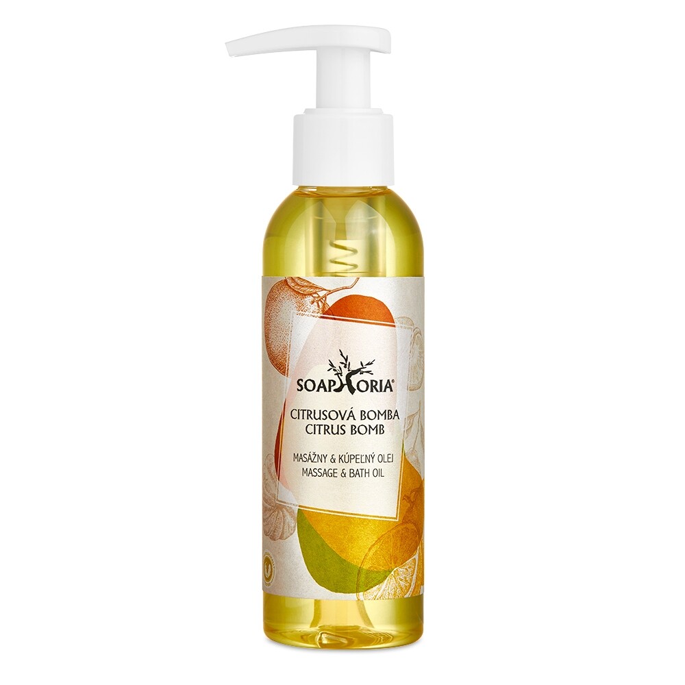 SOAPHORIA Akcia spotreba 29.05.2025 Citrusová bomba(Plody šťastia) - organický masážny olej-1 150 ml