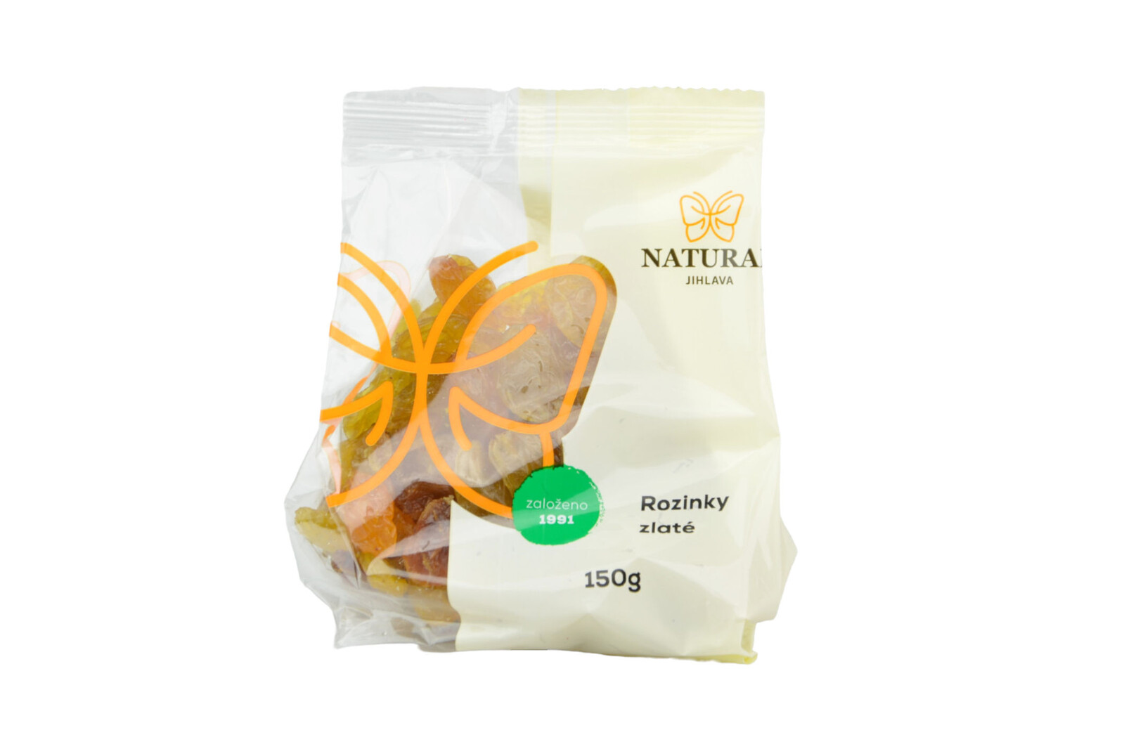 Natural Jihlava Akcia spotreba 09.08.2025 Hrozienka zlaté - Natural 150g 40 ks