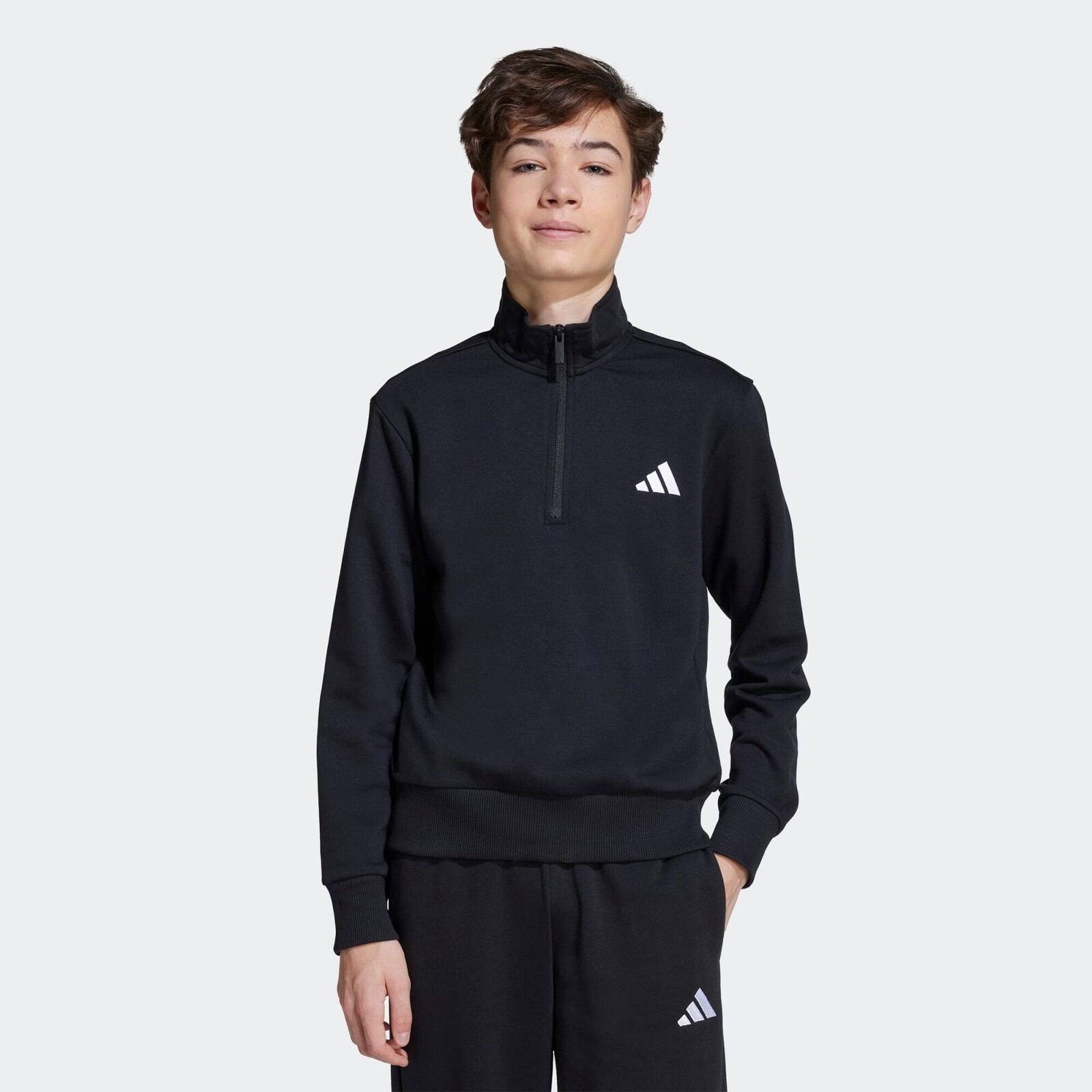 Sweat zippé enfant - noir