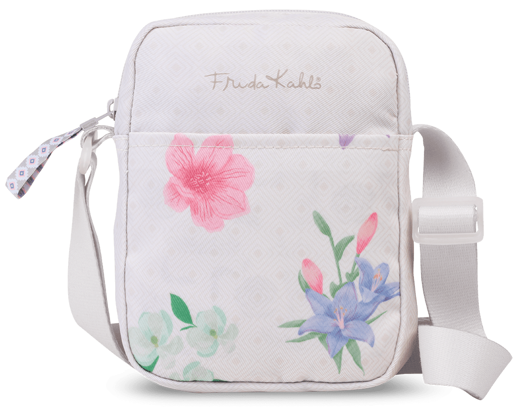 Dámska crossbody taška Frida Kahlo - béžová
