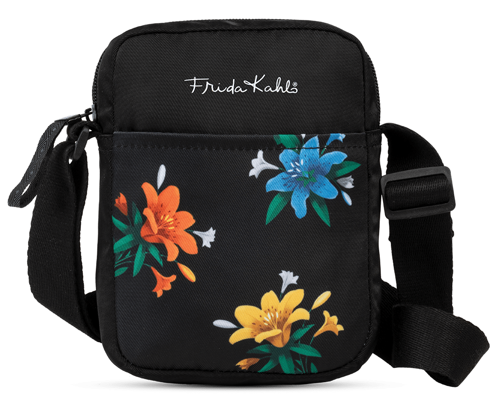 Dámska crossbody taška Frida Kahlo - čierna