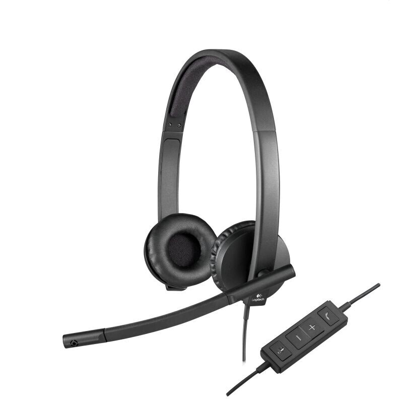 Logitech H570e - USB stereo headset 981-000575