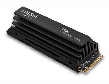 Crucial SSD T705 2TB M.2 NVMe Gen5 Heatsink 1450012700 MBps CT2000T705SSD5