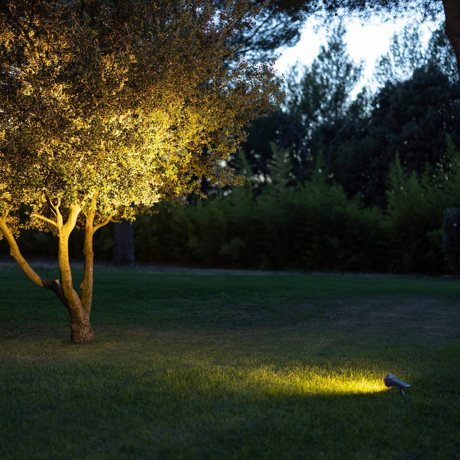 LED solárne bodové svetlá OJE, sivé, stmievateľné, senzor denného svetla,