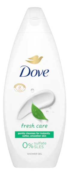 DOVE FRESH CARE - Dámsky sprchovací gél so sviežou vôňou 0,25 L