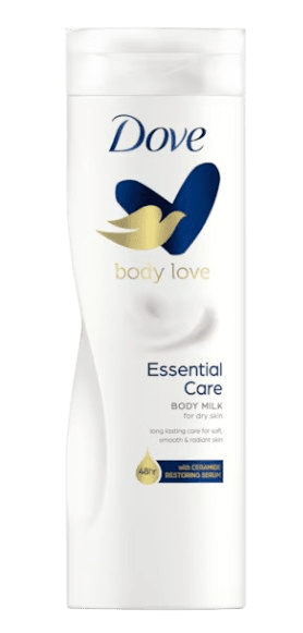 DOVE ESSENTIAL CARE - Telové mlieko pre suchú pokožku 0,25 L
