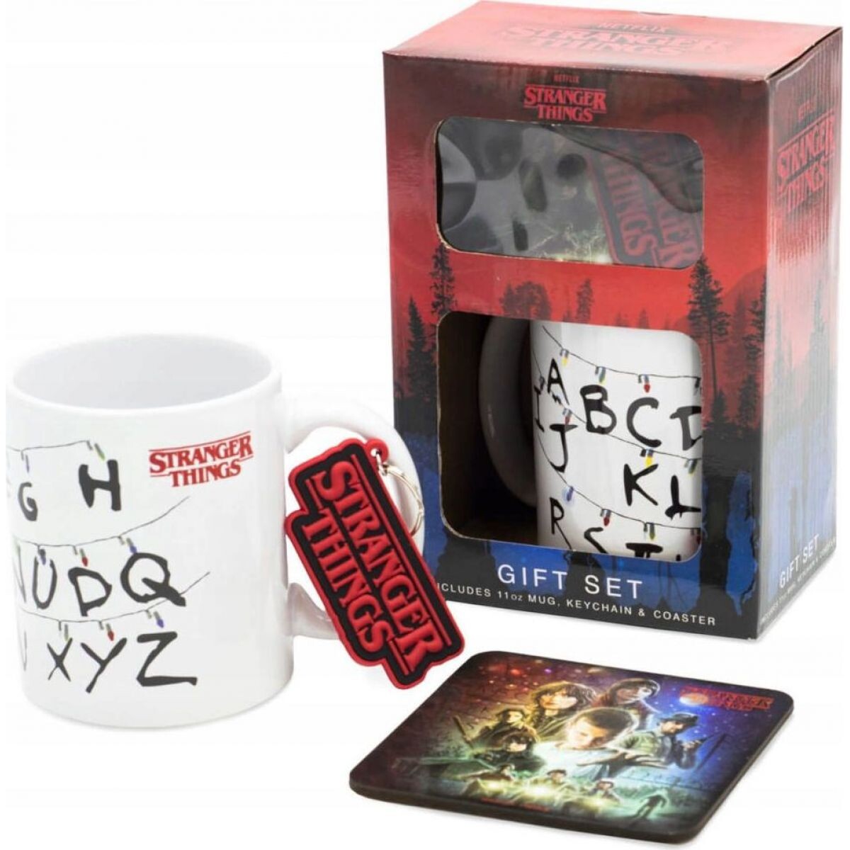 Pyramid International Darčeková sada Stranger Things hrnček, kľúčenka, tácka