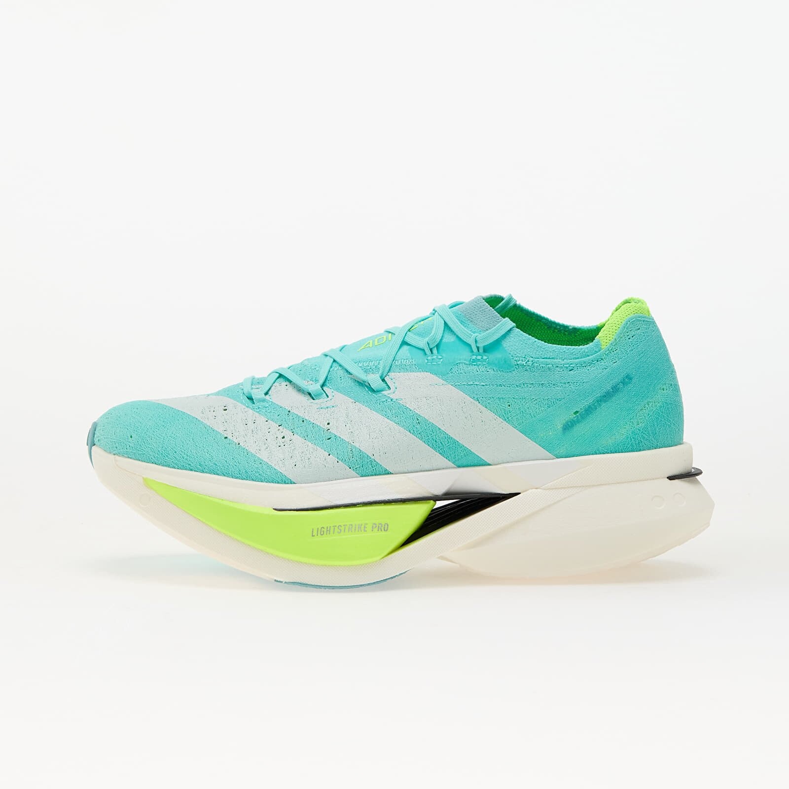 Tenisky adidas Adizero Prime X3 STRUNG Running Flash Aqua/ Zero Met./ Lucid Lemon EUR 38