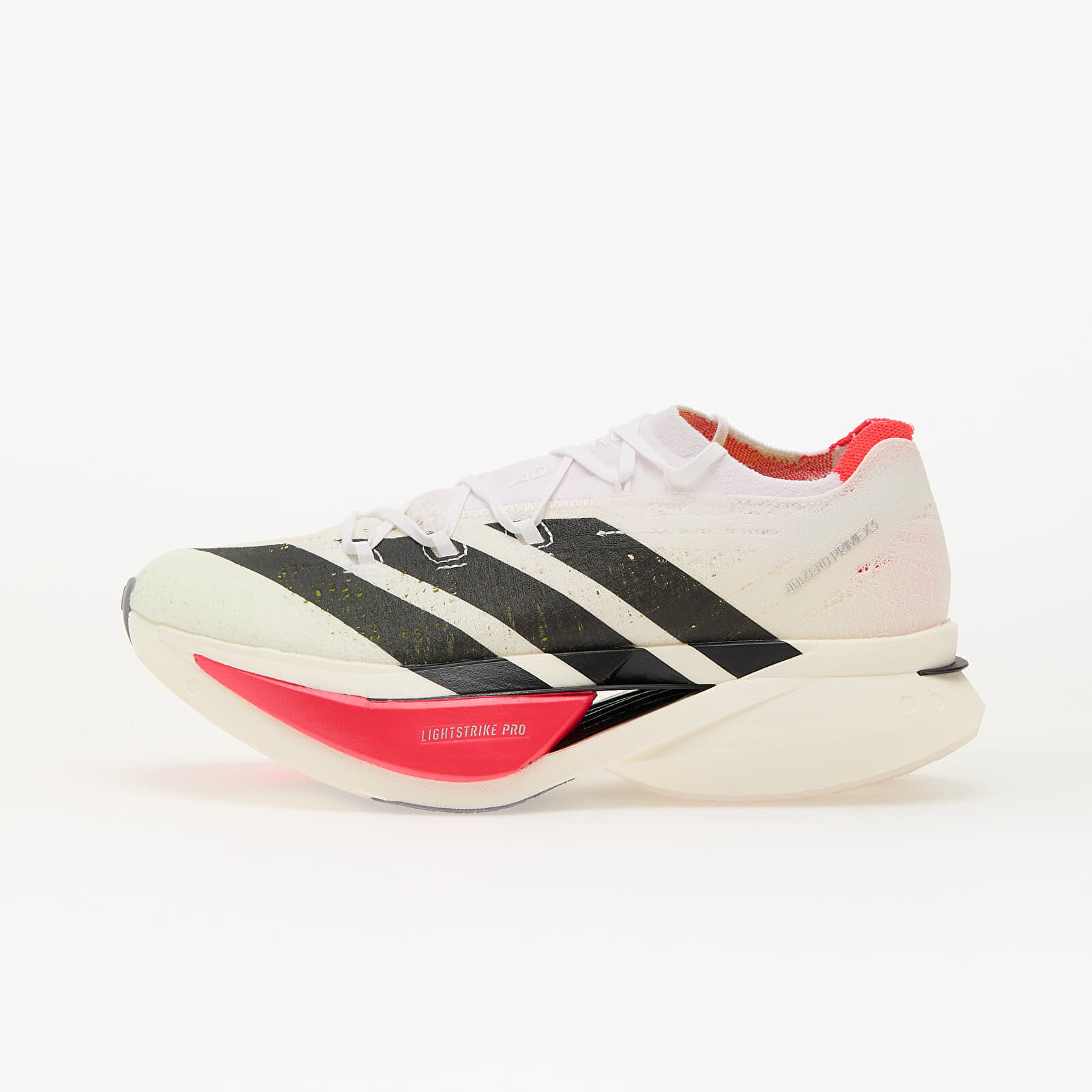 Tenisky adidas Adizero Prime X3 STRUNG Running Ftwr White/ Core Black/ Lucid Red EUR 41 1/3