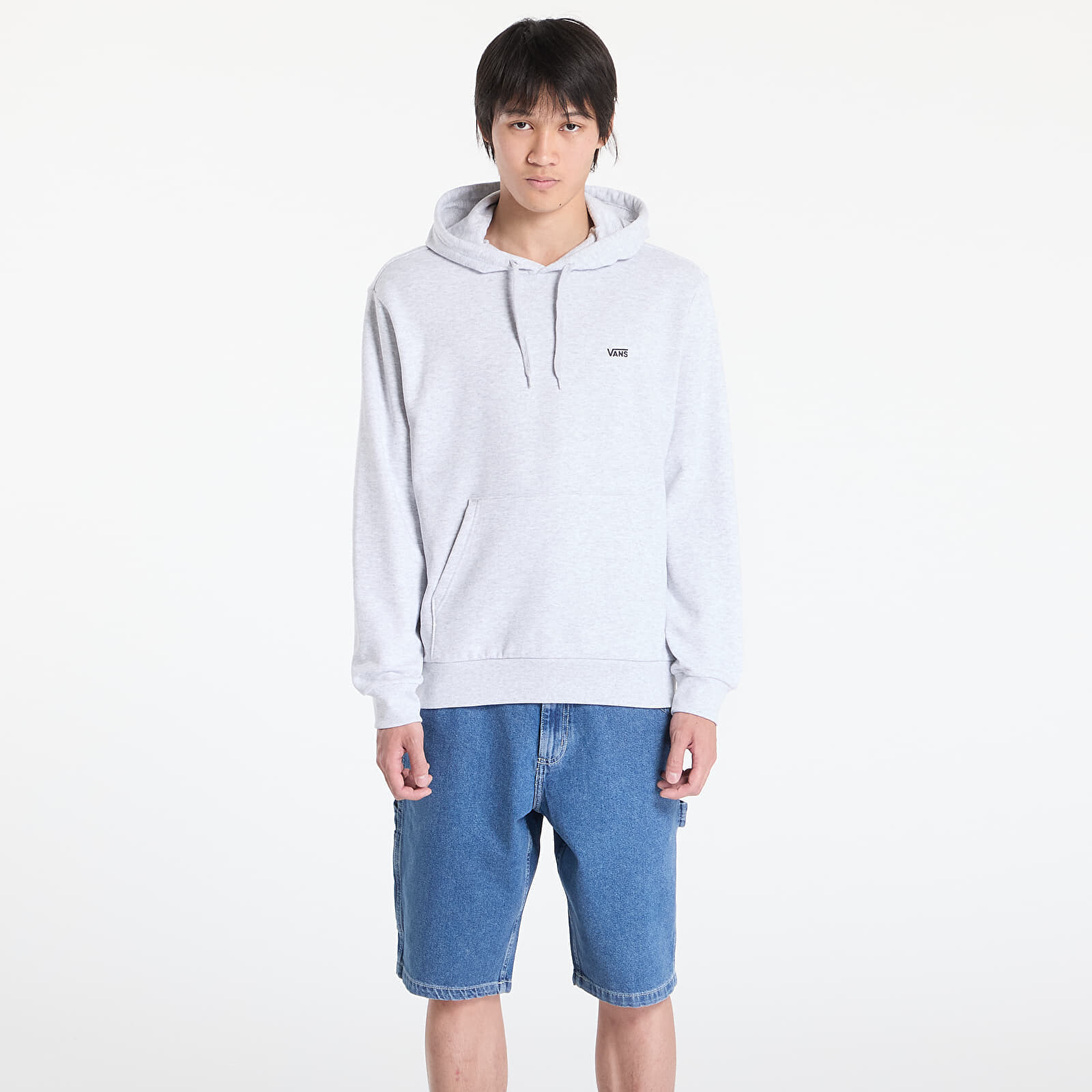 Mikina Vans Left Chest Pull Over Hoodie Light Grey Heather S