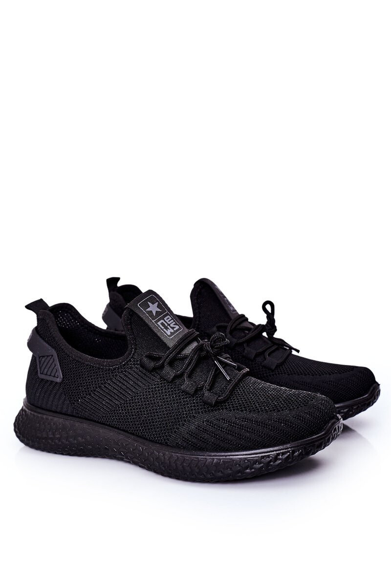 PE1 Mužská športová obuv Slip-On čierna Ryan